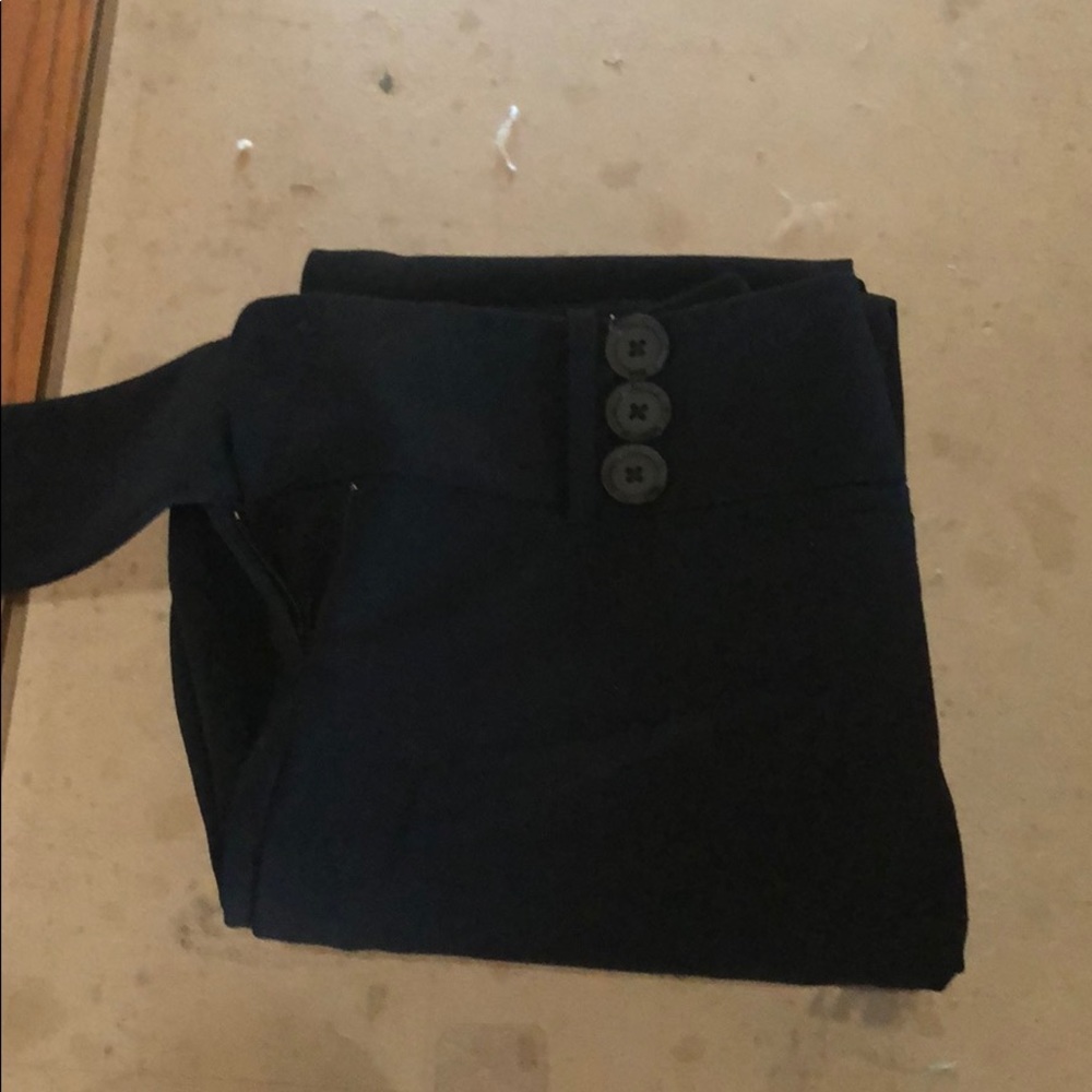 Black flare dress pants